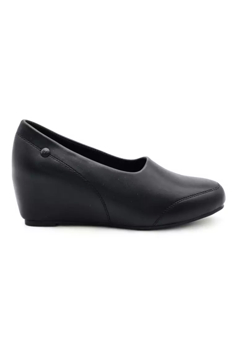 Discount on Polo Hill  shoes - SKU: Polo Hill Ladies Rounded Toe Wedge Heels Shoes