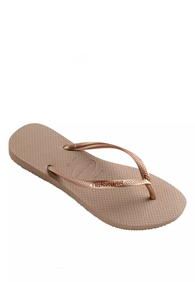 Cheap rose deals gold flip flops