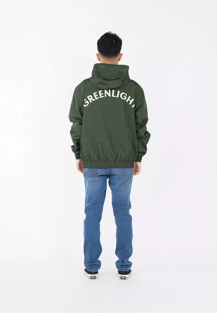 Greenlight Men's Windbreaker Jacket Regular Fit Taslan Boleslava OL-C040525