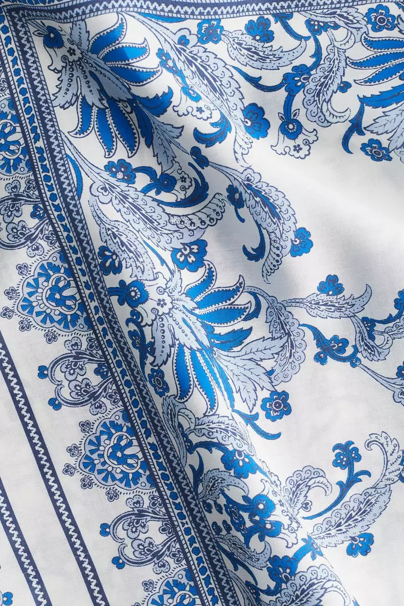 Wide drawstring trousers