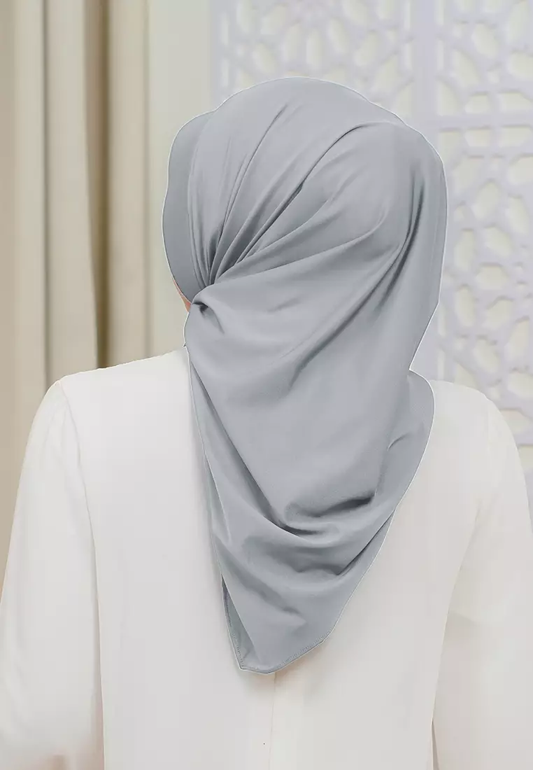 HIJAB INSTAN SOFTPAD AMEENA - LIGHT GREY