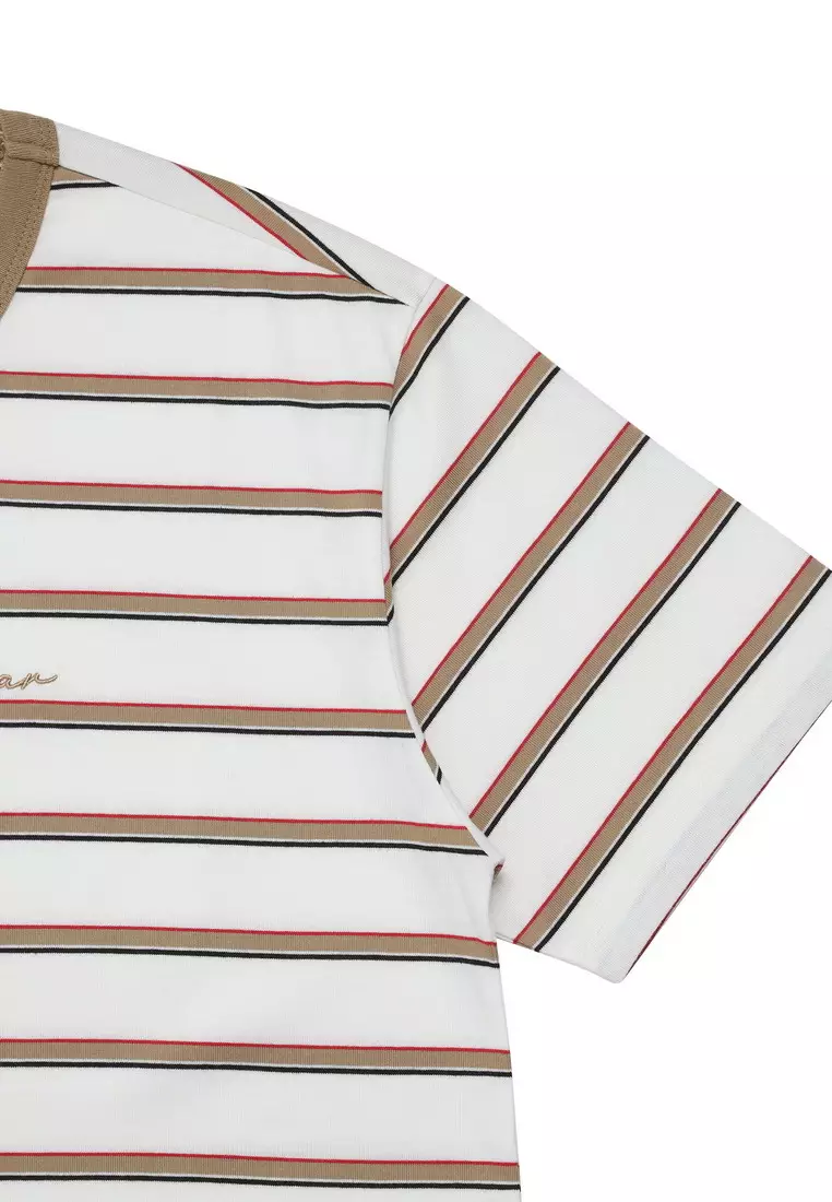 POLICE T-Shirt Salur Bordir Cotton Premium Pria 226330201