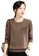 Its Me brown Retro Crew Neck Sweater 77441AA0A44FFBGS_2