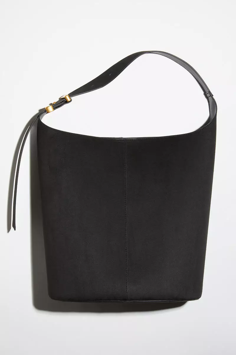Leather H And M Black Handbag Buy H&M Bucket Bag 2025 Online ZALORA