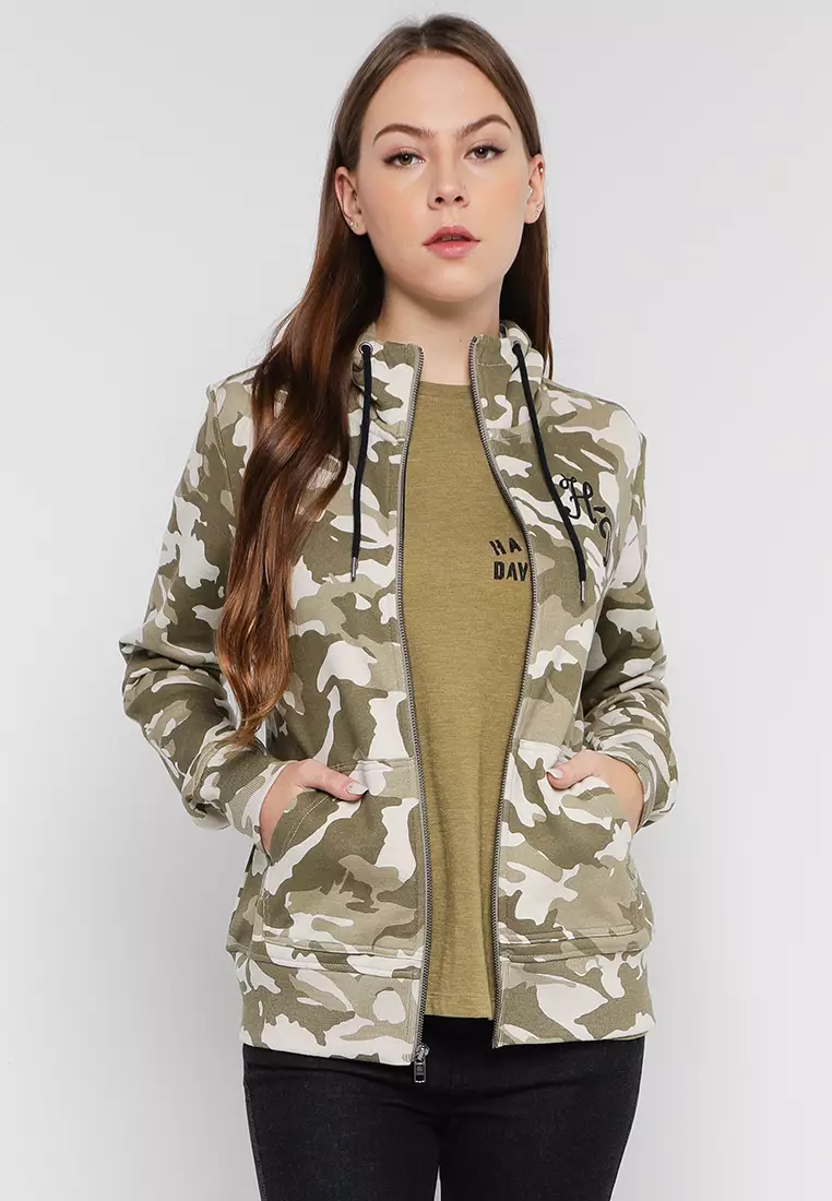 Buy Harley-Davidson Salute Camouflage Zip Front Hoodie 2023 Online ...