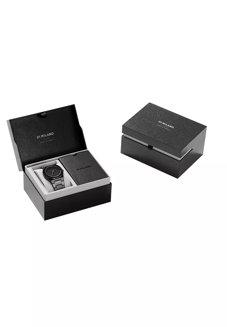 D1 Milano Ceramic 37MM - PURE BLACK - D1-CEBU01