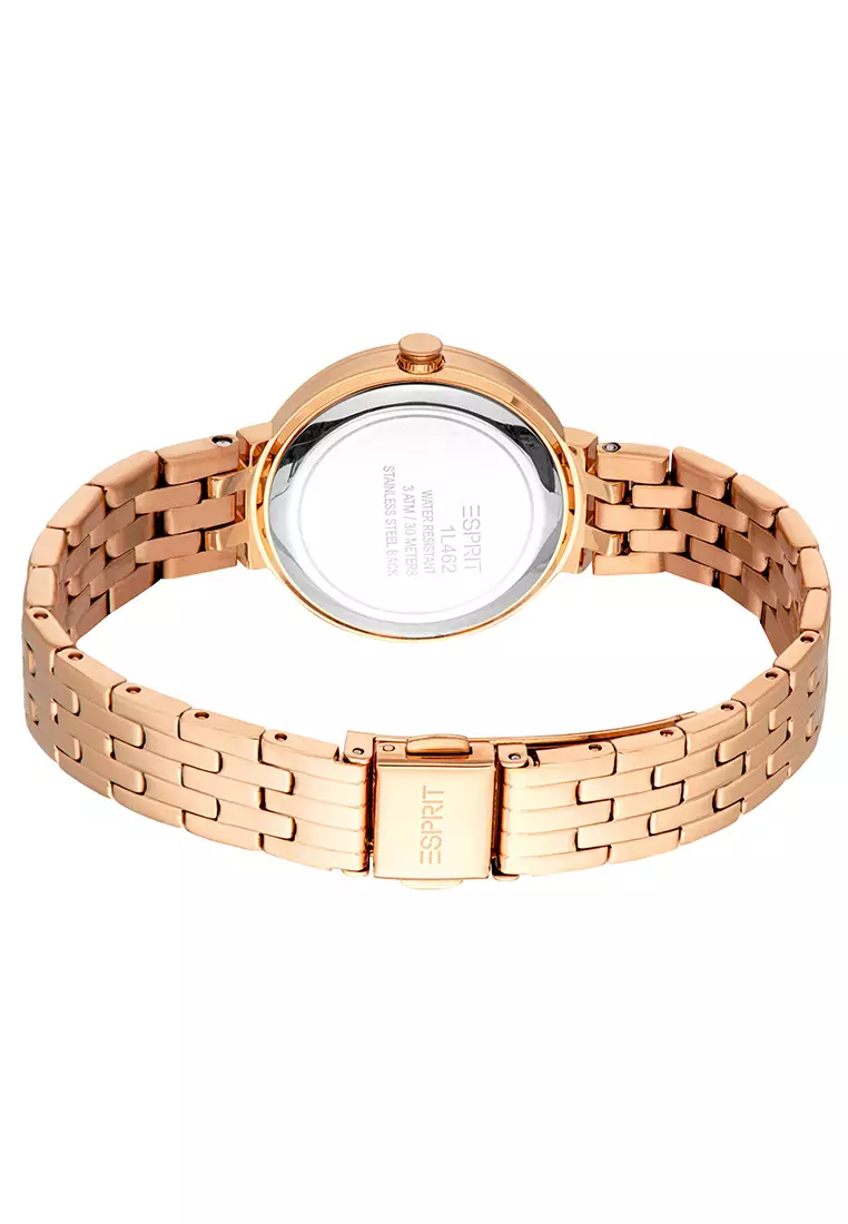 Esprit Savannah Rose Gold Stainless Steel Analog Watch For Women EES1L462M0075
