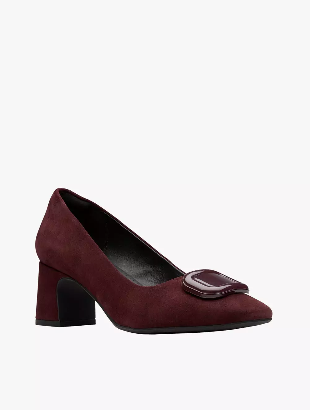 Clarks Fernie Trim Merlot Suede