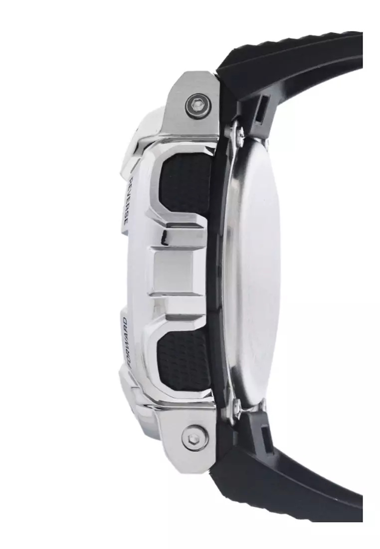 CASIO G SHOCK GM-110-1ADR SILVER BLACK