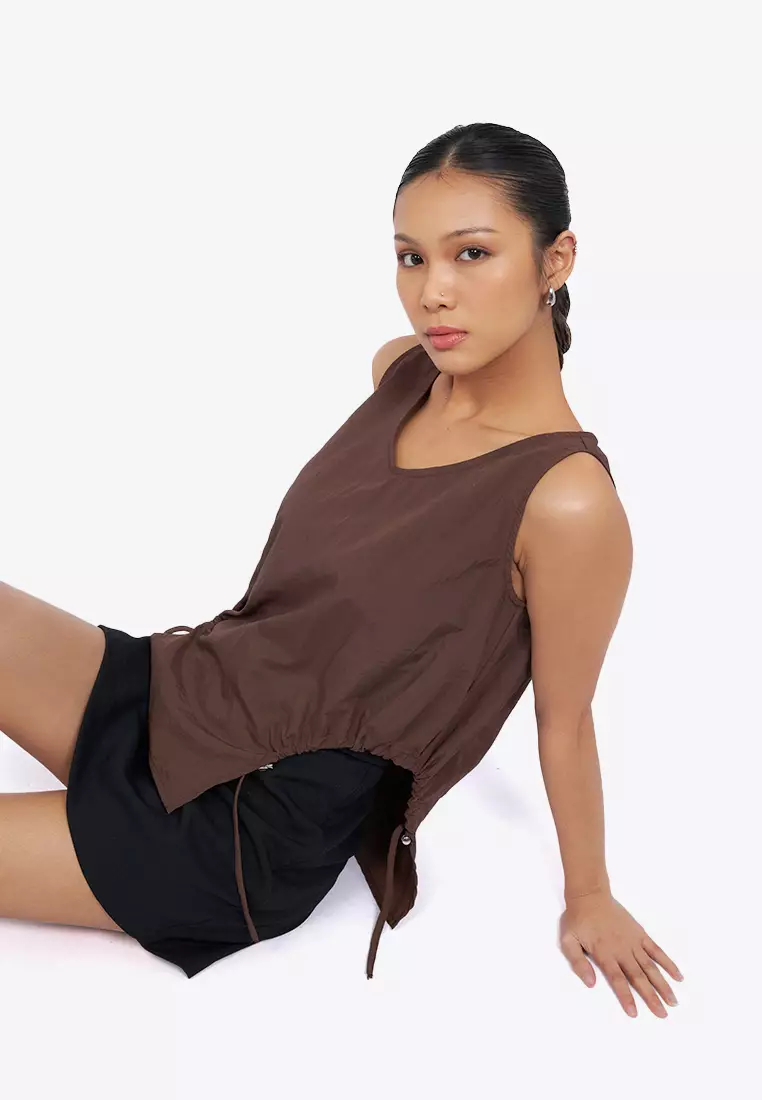 Side Cut Out Sleeveless Top