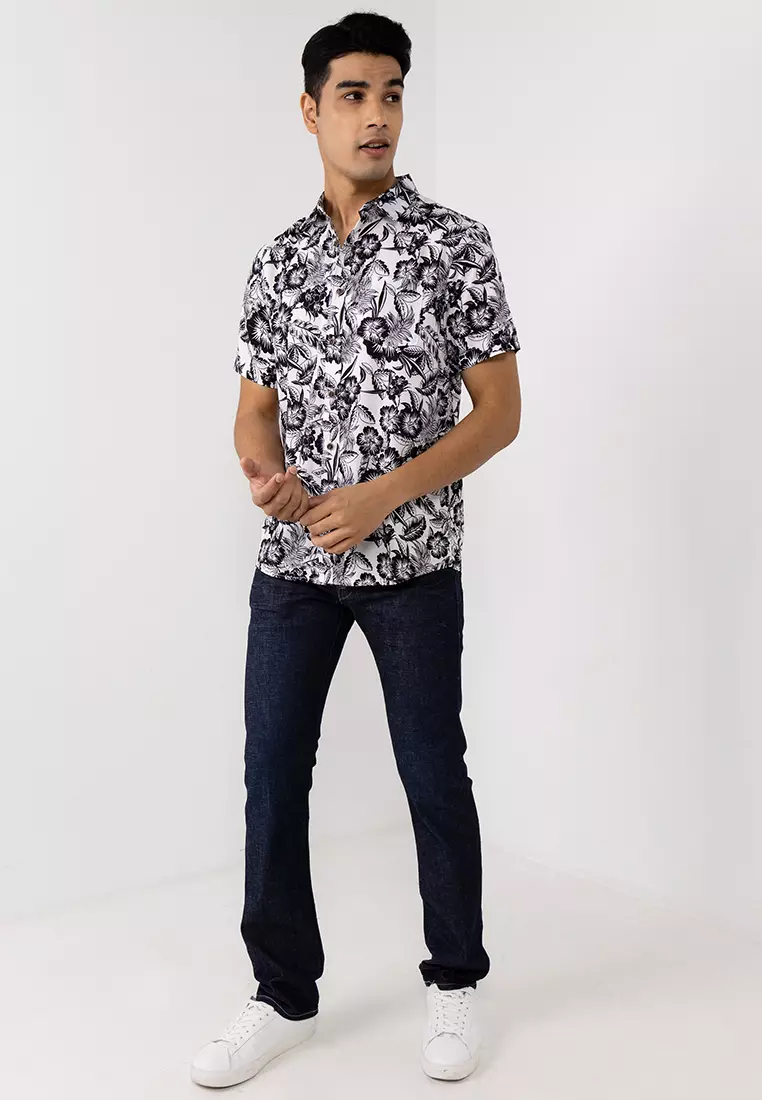 Casual floral clearance shirts