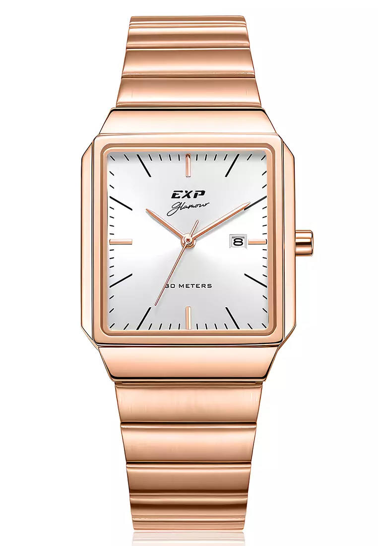 Jual Expedition EXP Expedition Jam Tangan Analog Wanita Rosegold Silver ...