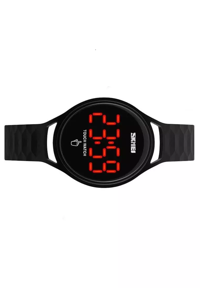 Jam Tangan LED Touch Wanita Layar Sentuh Waterproof 30m Strap Tali Material Silicon Lentur AL88 ORIGINAL