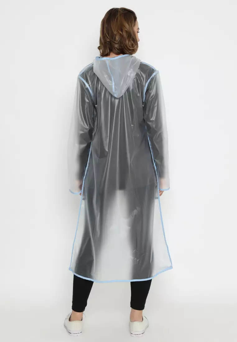 Quinnsha Rain Coat Blue