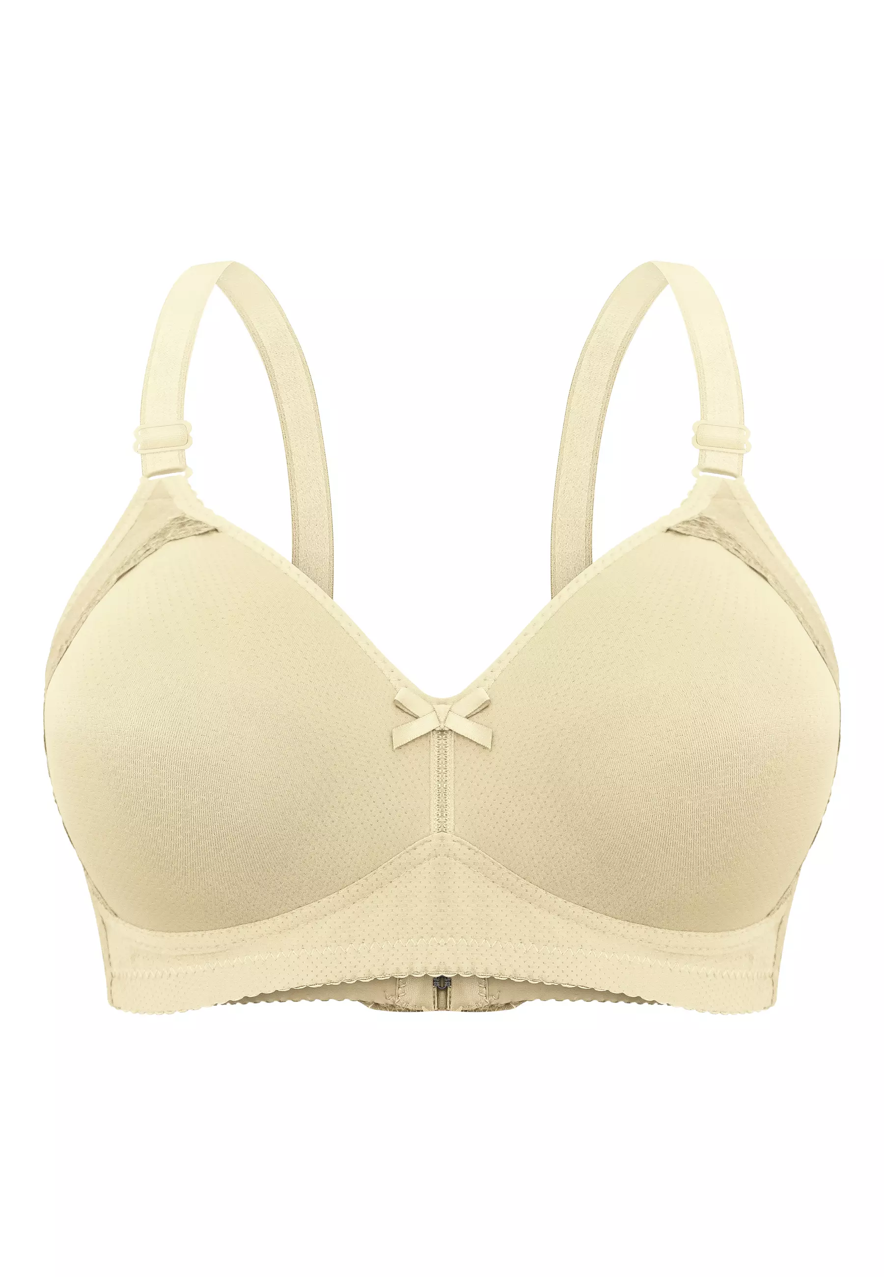 WIMIU BH Wanita Jumbo Women Bra Cup C D E Jumbo BH Tanpa Kawat Bra Beha Besar 100180