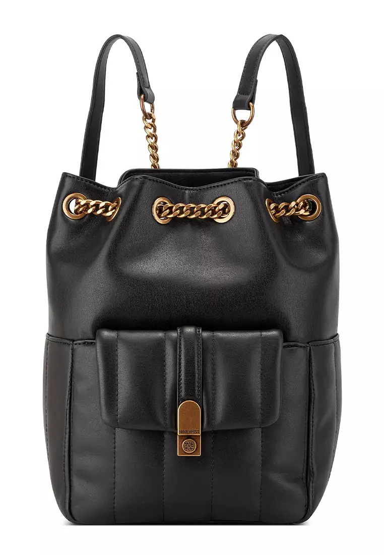 Nine west black backpack store
