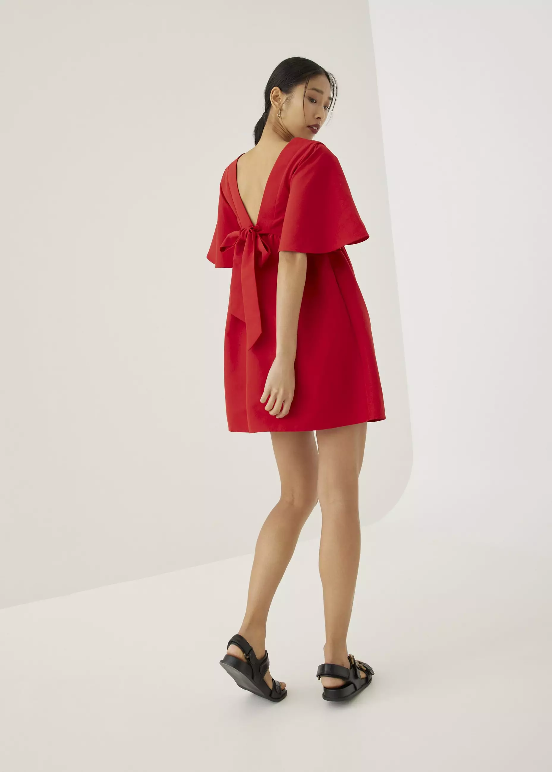 Dress Wanita - Danikka Babydoll Swing Mini Dress