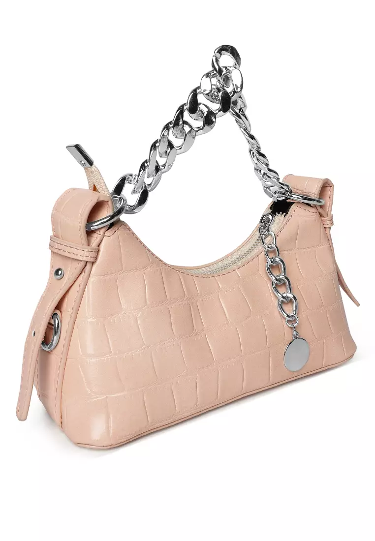 Pink Event Ready Baguette Bag