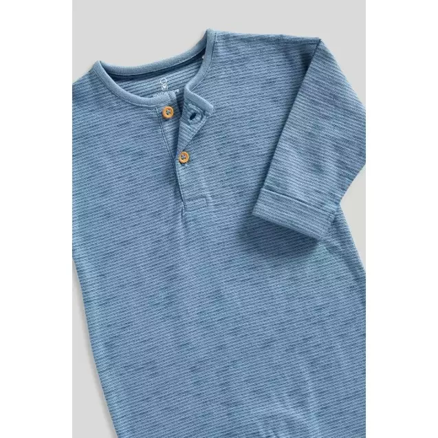 Mothercare My First Blue All-in-One - Set Terusan Bayi Laki-laki (Biru)