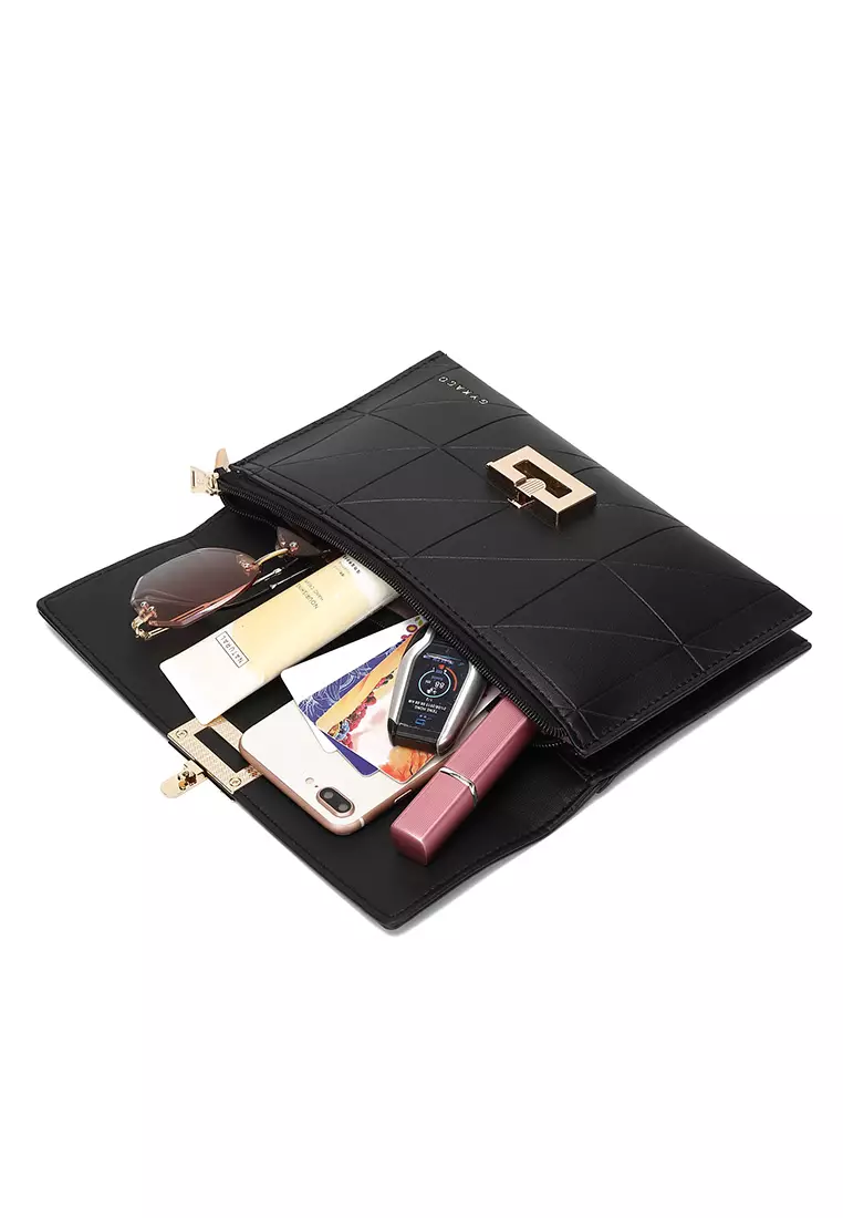 GYKACO BRIELLE Black - Dompet & Clutch Wanita - Fashion Wallet & Clutch