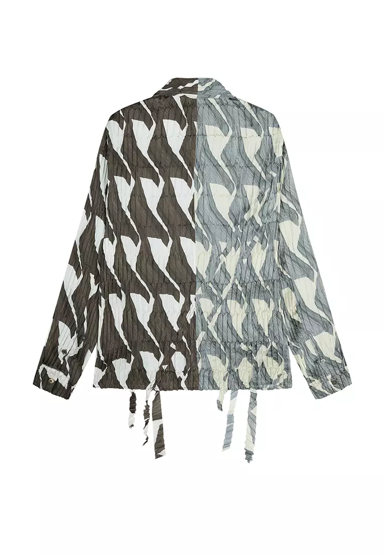 Slim long-sleeved shirt