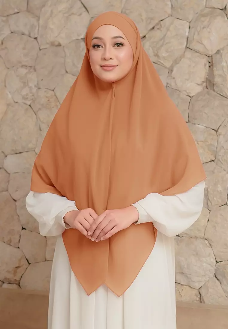 KHIBAN KHAIRA MAGNET PLUS NIQAB - DUSTY ORANGE