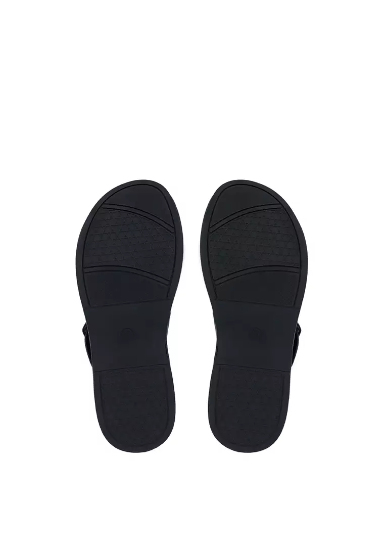 Black Tranquil Stride Sandals