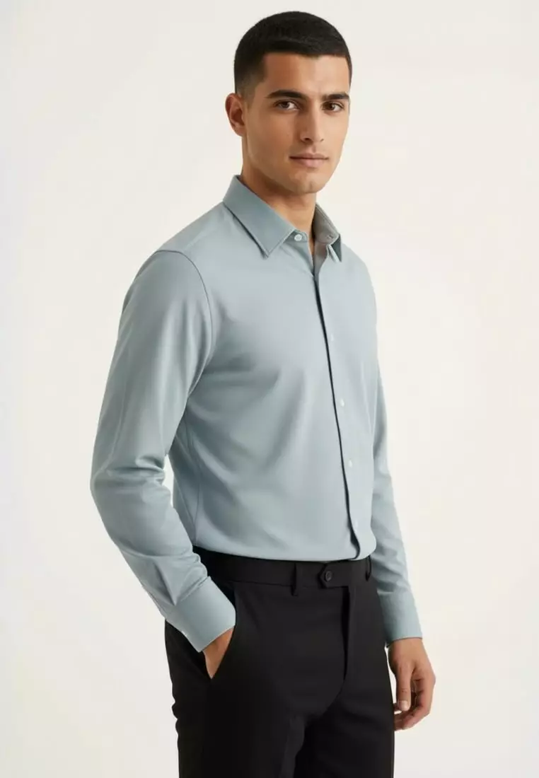 G2000 Non-Iron Dry Fine Twill Smart Fit Long Sleeve Shirt