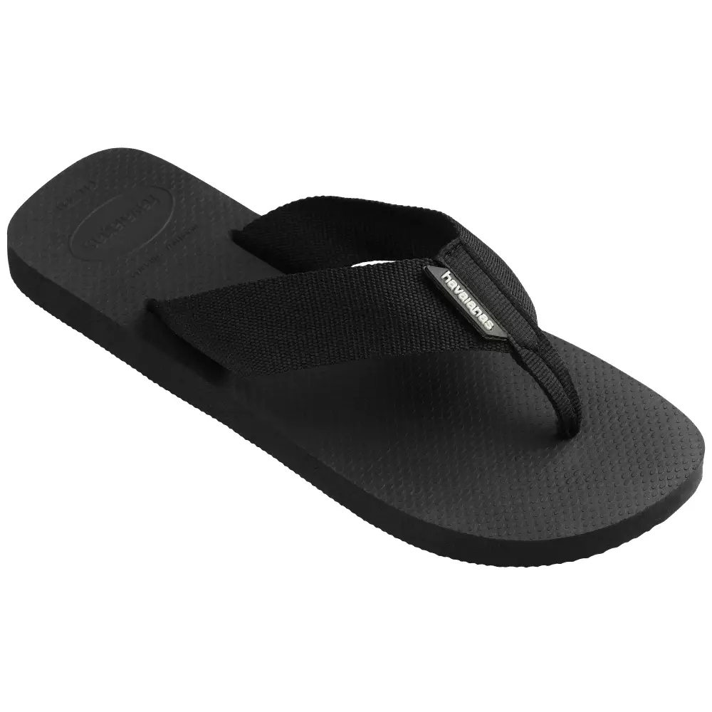 Havaianas 0090 Urban Basic Material - Black - Sandal Pria