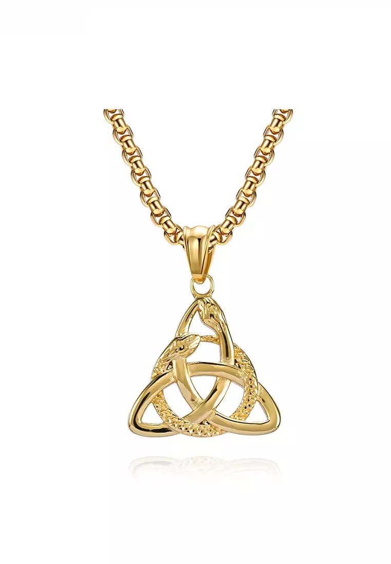 MomentWish Irish Celtic Knot Necklace With Moissanite For, 57% OFF