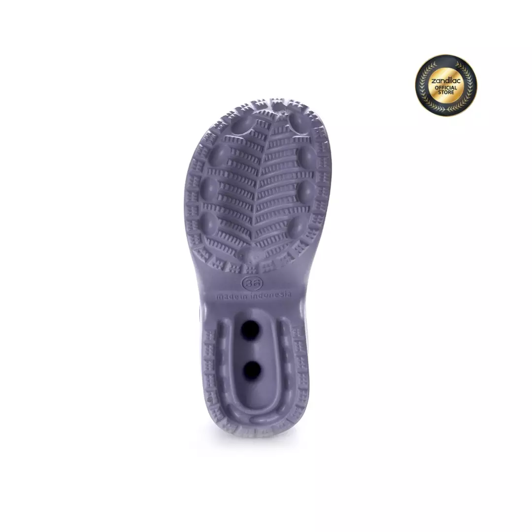 ZANDILAC - SANDAL WANITA DEWASA BZ230142WD - ABU MUDA full karet