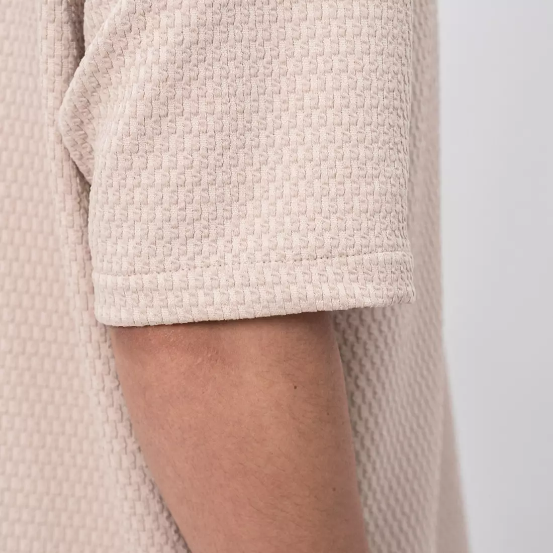 Ryusei Kemeja Pria Oversize SORA Knit Light Brown