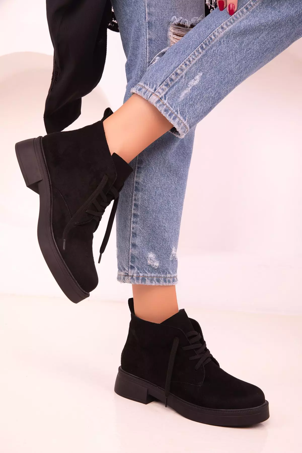Discount on Soho  shoes - SKU: Faux Suede Boots