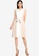 G2000 beige Colourblock Fit and Flare Dress BD3F4AA2EDC4AAGS_3