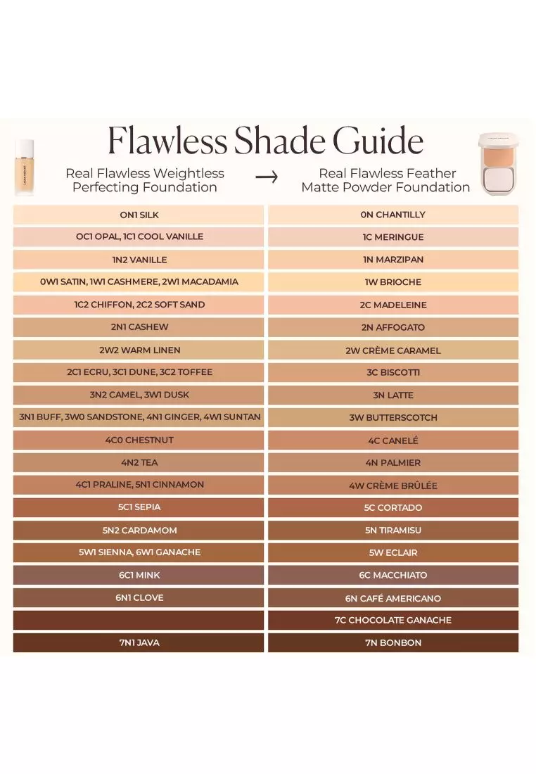 Real Flawless Feather Matte Powder Foundation - 3N Latte​