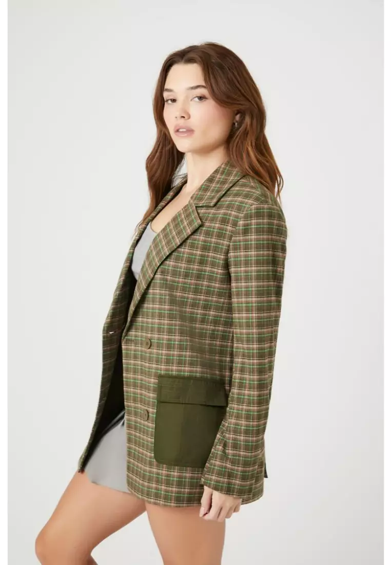 Plaid blazer discount forever 21