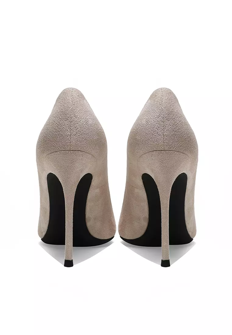 10CM Uniform Pointed High Heel Shoes HZL212
