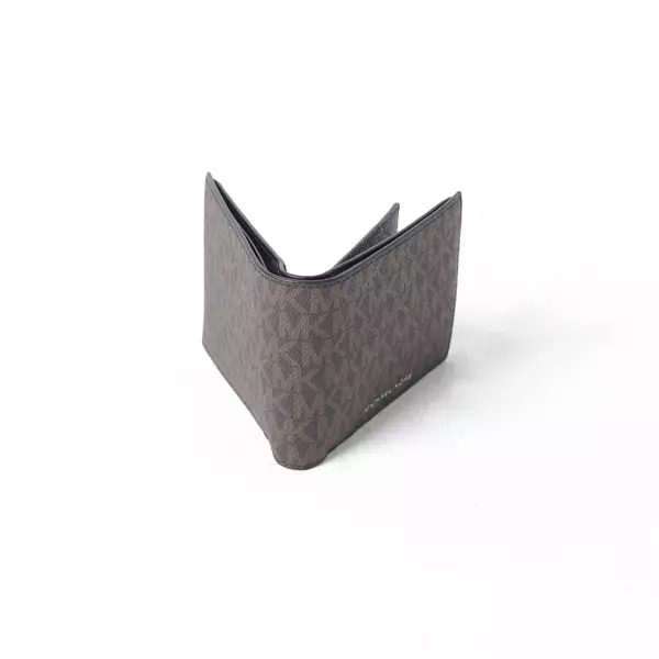 Dompet MICHAEL KORS MK MONOGRAM BROWN WALLET + CARD 100% ORIGINAL