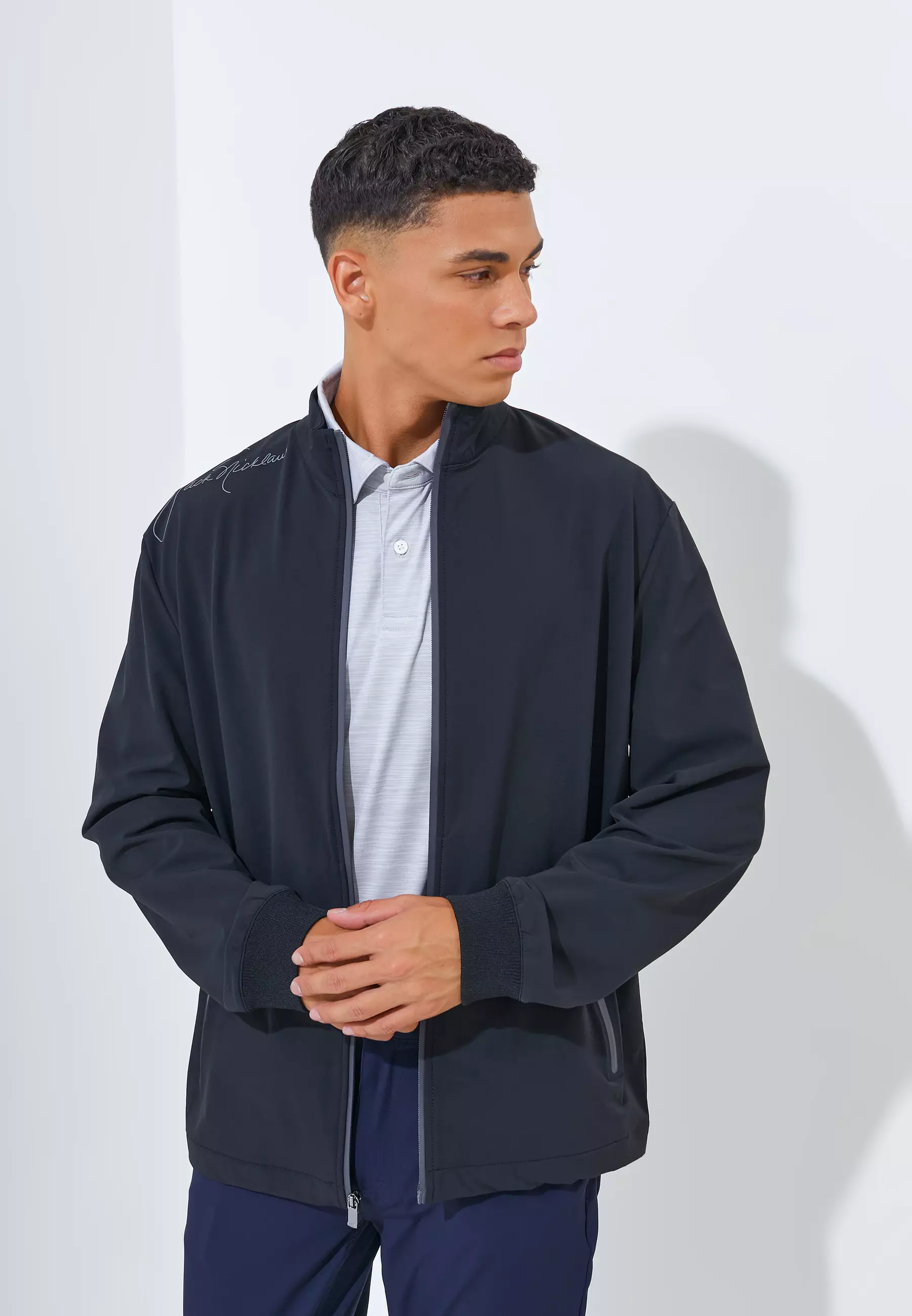 Jack Nicklaus Wynn Premium Performance Jacket Caviar