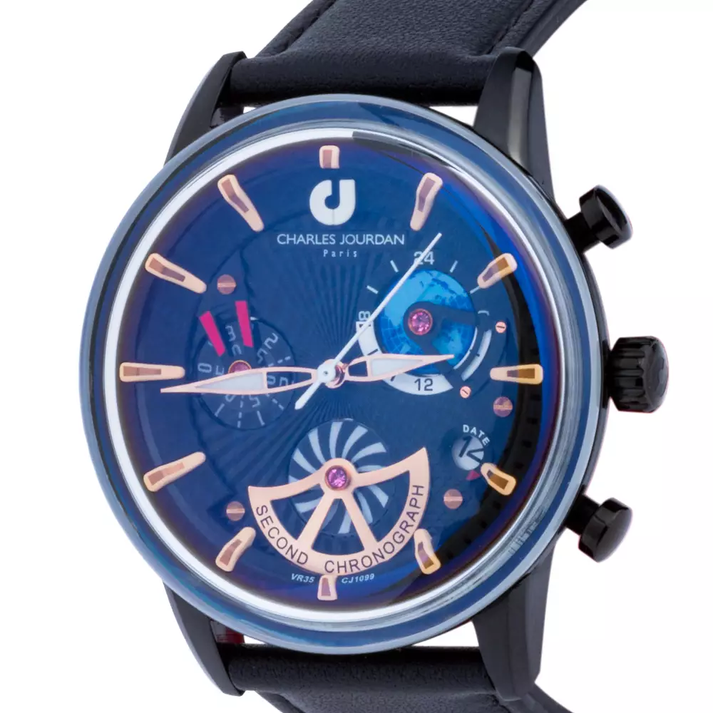 Jam Tangan Pria Charles Jourdan CJ1099-1732C Black