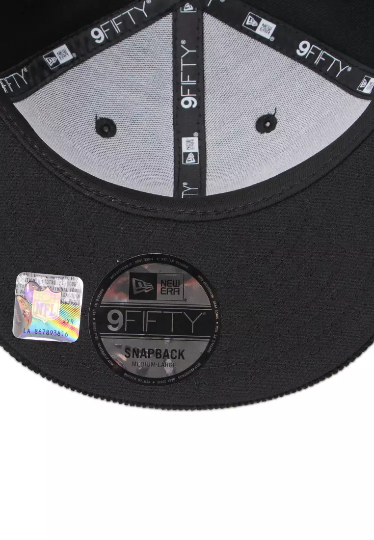 NE Las Vegas Raiders Corduroy Black Seasonal Core 9FIFTY Snapback Cap (PH Exclusive)