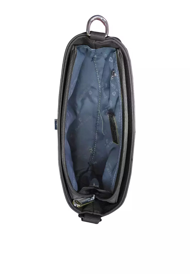 Pierre Cardin Tas Wanita Hand Bag Kasual Tas Kerja Selempang Hitam 9121532601BLA