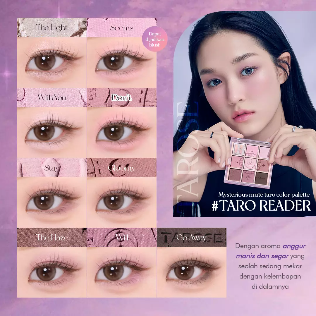 Holika Holika My Fave Mood Eye Palette (Tarose Collection) 09 Taro Reader | Eyeshadow