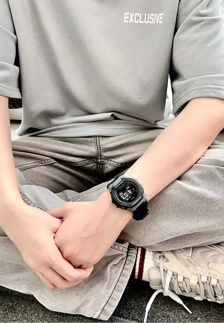 G-Squad Men Digital Watch GBD-300-1 Black Resin Strap w. Bluetooth