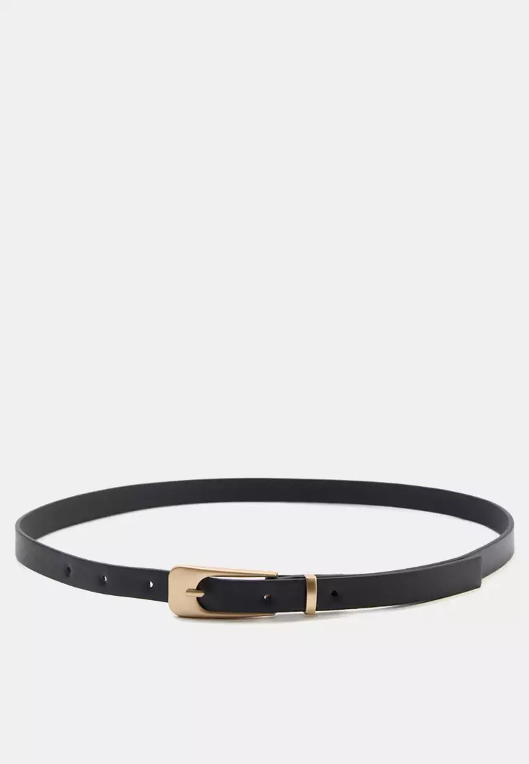 Black/Beige Double Pack Slim Women'S Ke Belt Woss25Ke00010