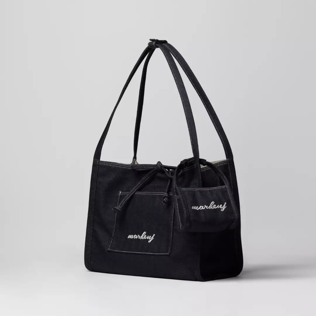 JEANS Canvas Shoulder Bag Denim