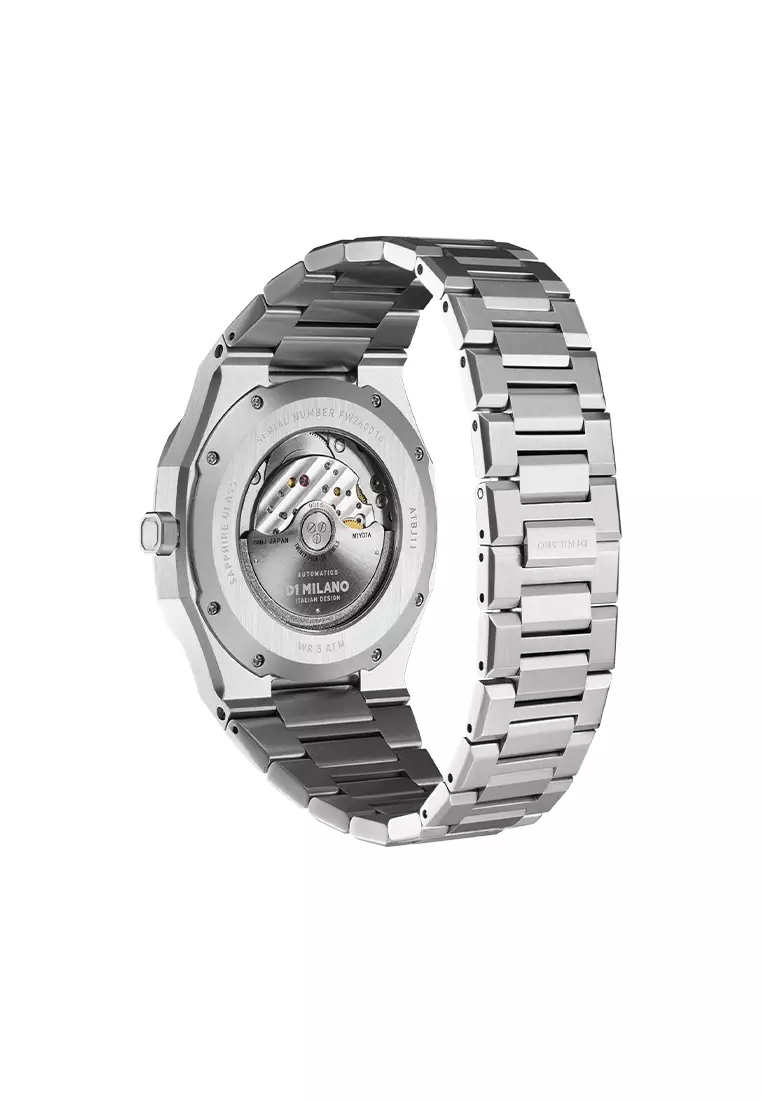 Blue Automatic Bracelet Watch, 41.5 mm