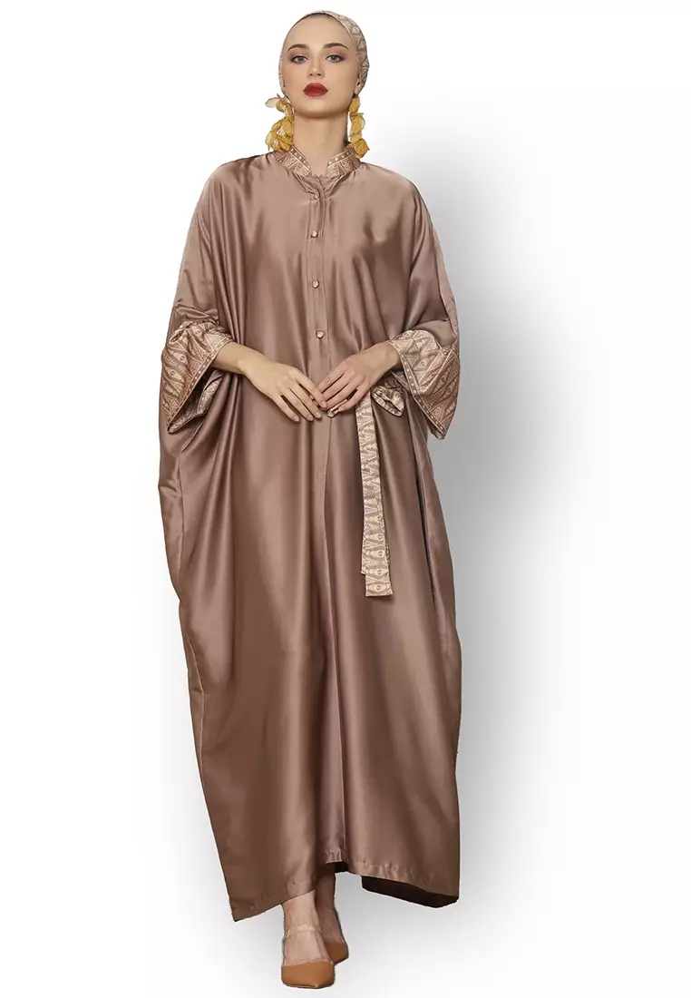 Kanzi Exclusive Long Sleeve Songket Kaftan