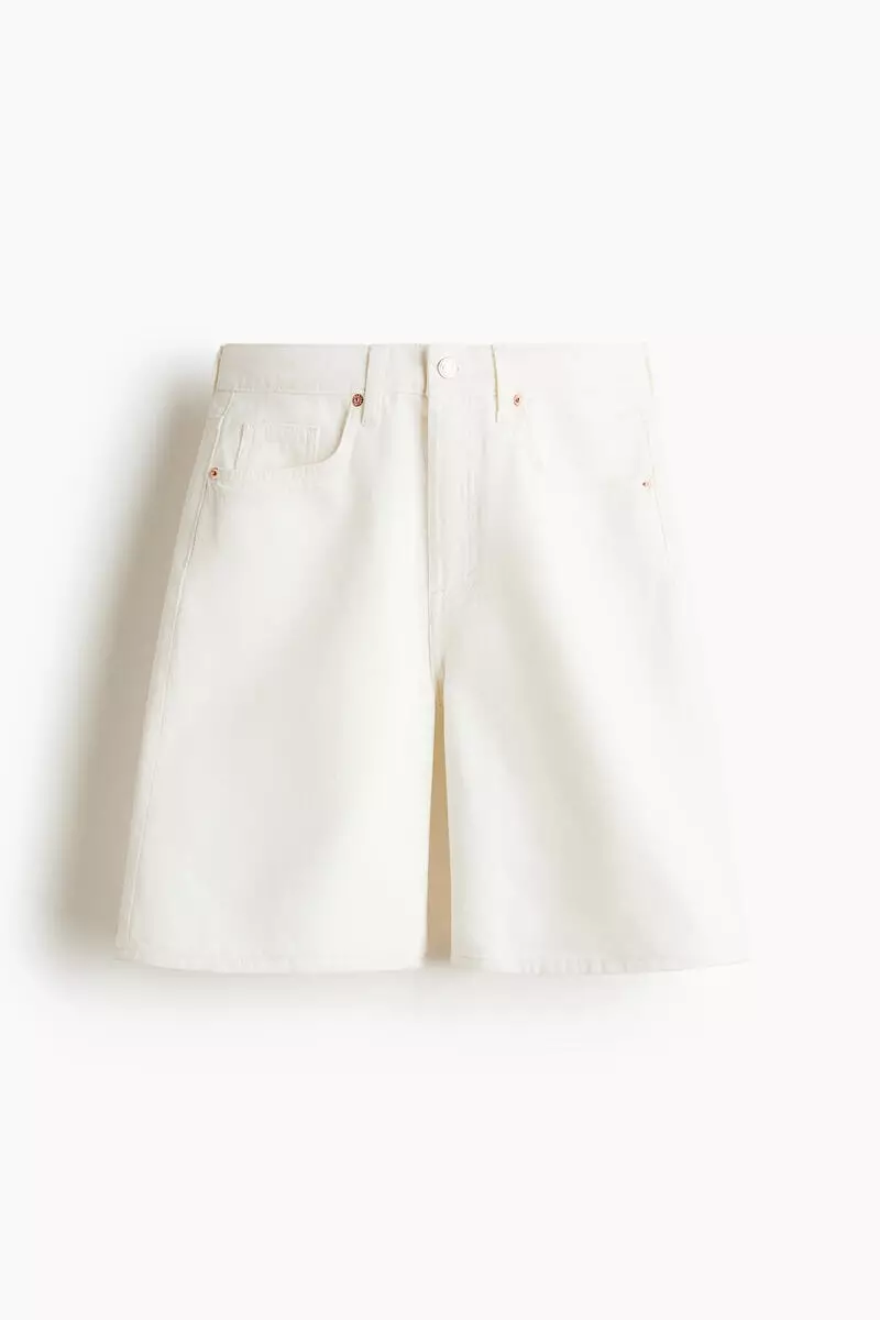 Denim Bermuda shorts