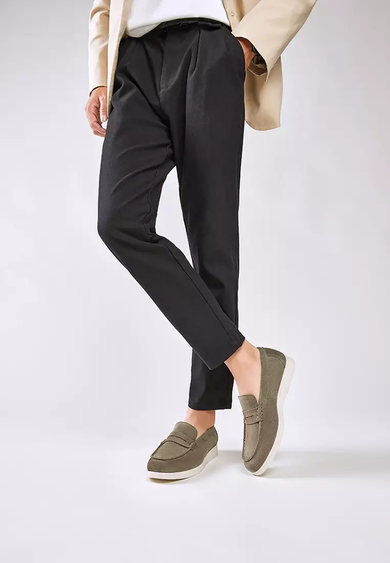 Cow Suede Penny Loafers KB8848-2